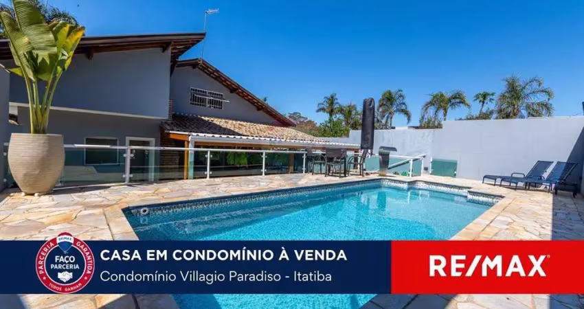 Casa à venda em itatiba condomínio villaggio paradiso