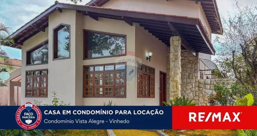 Casa em condomínio fechado com 3 quartos para alugar na Avenida Jardim, 123, Condomínio Vista Alegre, Vinhedo