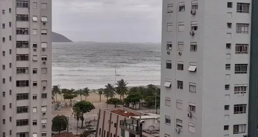 Apartamento para venda vista para o mar, 160m² 03 dorm. itararé - são vicente - sp