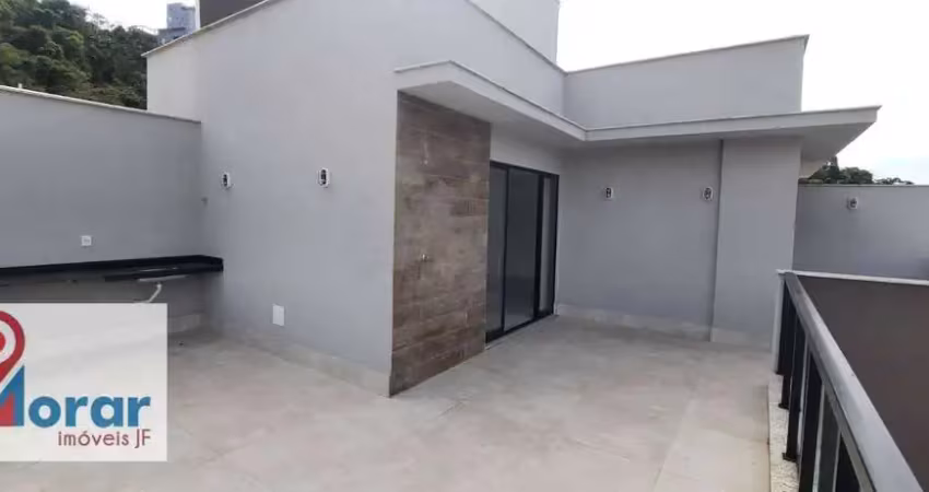 Cobertura com 4 quartos, sendo 2 suítes, à venda, por R$ 850.000 - Recanto da Mata - Juiz de Fora/MG