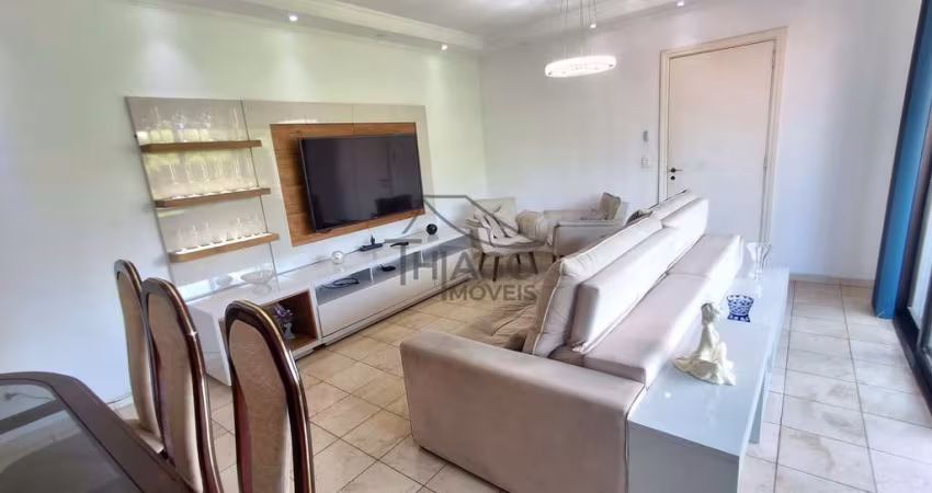 Apartamento à venda de 3 dormitorios, com suite, 3 sacadas e 2 vagas, totalmente mobiliado, area de