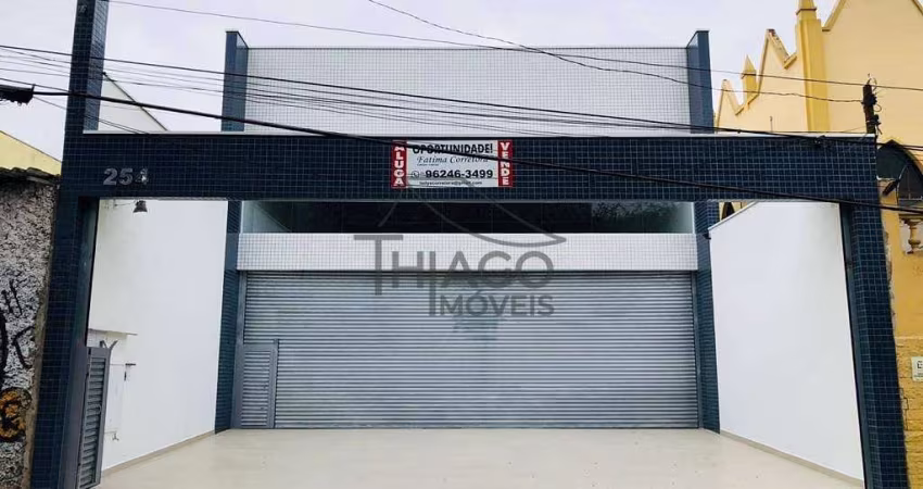Galpão, Depósito ou Armazém Comercial com 332m² para locação, no bairro VIla Santa Clara, São Paulo