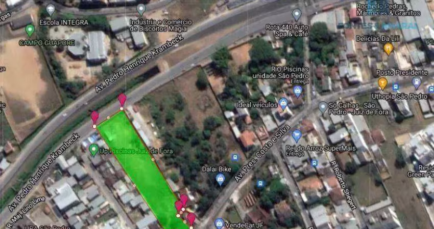 Terreno à venda, 5200 m² por r$ 10.500.000,00 - são pedro - juiz de fora/mg