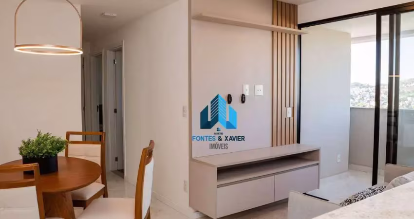 Apartamento mobiliado com 3 quartos à venda, 73 m² por r$ 690.000 - granbery - juiz de fora/mg