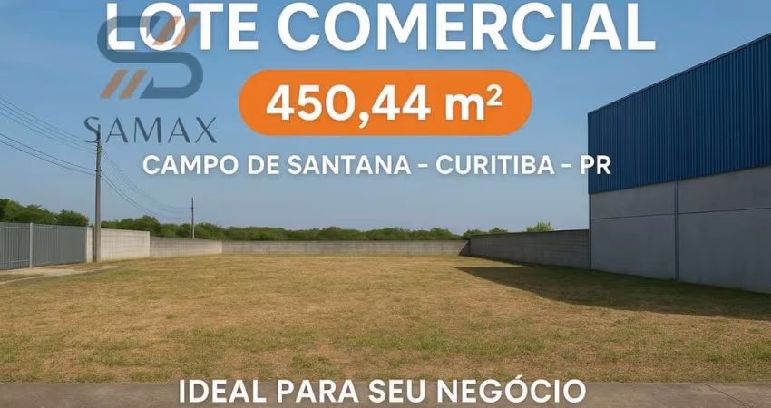 Terreno comercial à venda no Campo de Santana, Curitiba 