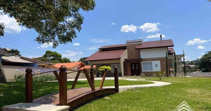 Casa a venda no centro de campo alegre, 3 dormitórios, 6 vagas de garagem, quinta, imóvel alto padrão