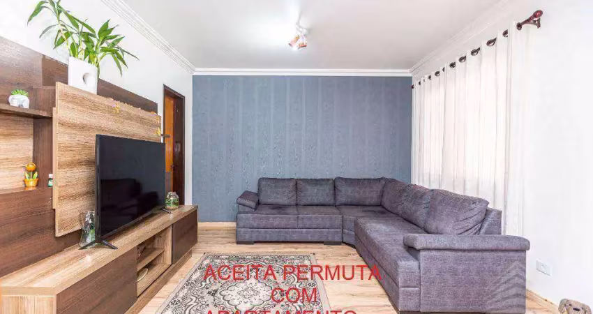 Sobrado com 3 dormitórios à venda, 148 m² por r$ 610.000 - capão raso - curitiba/pr