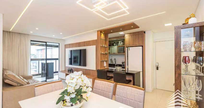 Apartamento com 3 dormitórios à venda, próximo a ipo 88 m² por r$ 1.199.000 - água verde - curitiba/pr