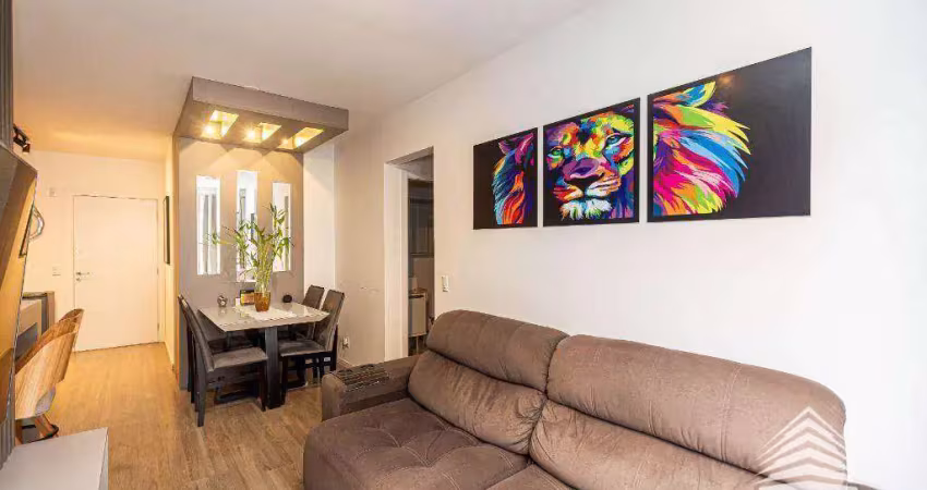 Apartamento com 2 dormitórios à venda, 57 m² por r$ 560.000,00 - portão - curitiba/pr