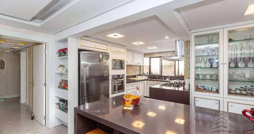 Apartamento garden com 3 dormitórios à venda, 215 m² por r$ 3.500.000 - juvevê - curitiba/pr