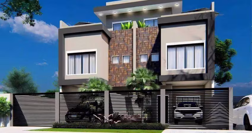 Sobrado com 3 dormitórios à venda, 139 m² por r$ 1.100.000 - santa felicidade - curitiba/pr