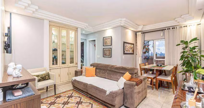Apartamento com 3 dormitórios sendo uma suíte à venda com 123,37m² por r$ 635.000 - lindoia - curitiba/pr