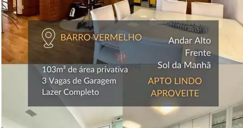 Uma jóia na forma de apartamento esperando você em barro vermelho