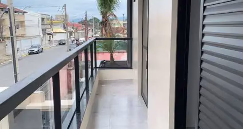 Casa em condomínio para venda em praia grande, antártica, 2 dormitórios, 1 banheiro, 1 vaga