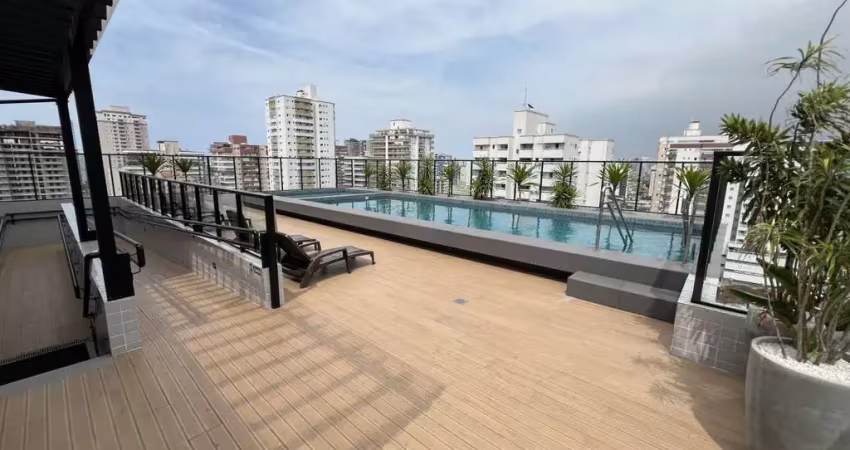 Apartamento 2 quartos para locação em praia grande, guilhermina, 2 dormitórios, 1 suíte, 2 banheiros, 1 vaga