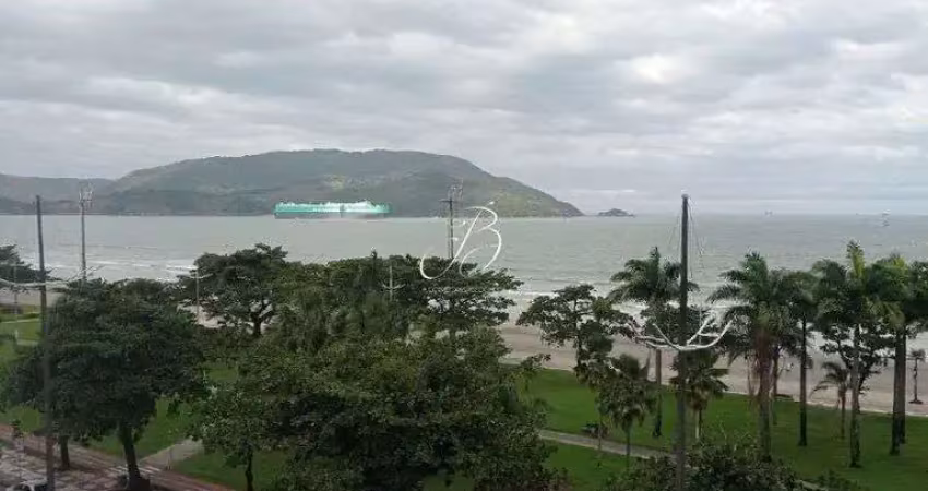 Apartamento de 02 dormitórios com vista para o mar a venda no Embaré-Santos