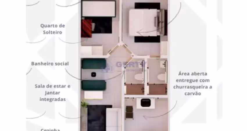 Apartamento térreo residencial para venda - 60,15 m²!! campestre, santo andré