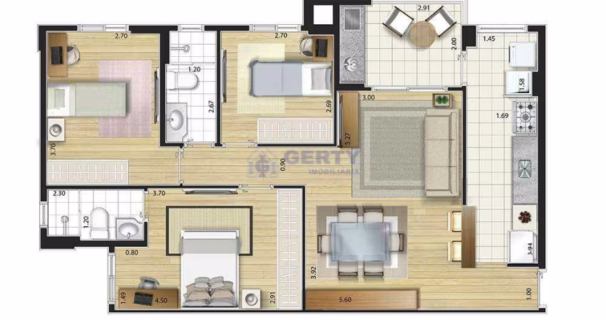 APARTAMENTO RESIDENCIAL PARA VENDA - 85,00 M²!! CENTRO, SÃO CAETANO DO SUL