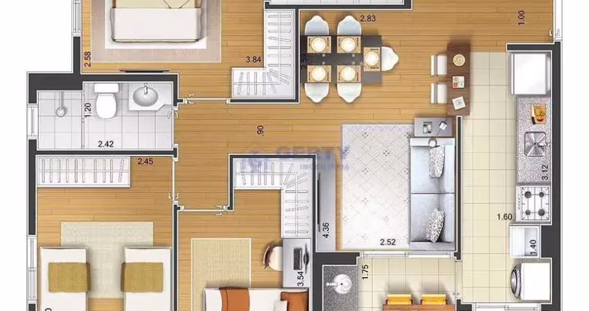 Apartamento residencial para venda - 70,23 m²!! santa paula, são caetano do sul