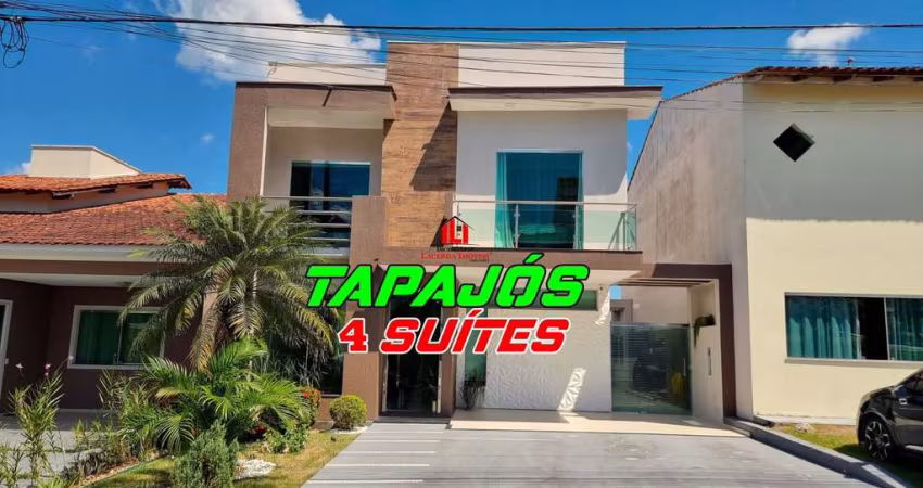 Casa em Condomínio para Venda em Manaus, Tarumã, 4 dormitórios, 4 suítes, 5 banheiros, 4 vagas