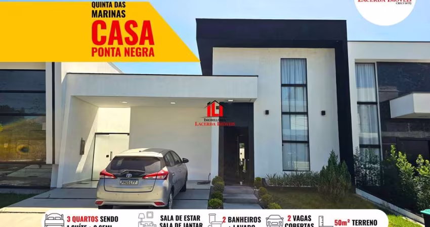 Casa em Condomínio para Venda, Ponta Negra, 3 dormitórios, 1 suíte, 3 banheiros, 2 vagas