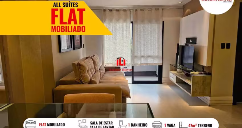 Flat para Locação em Manaus, Adrianópolis, 1 dormitório, 1 suíte, 1 banheiro, 1 vaga