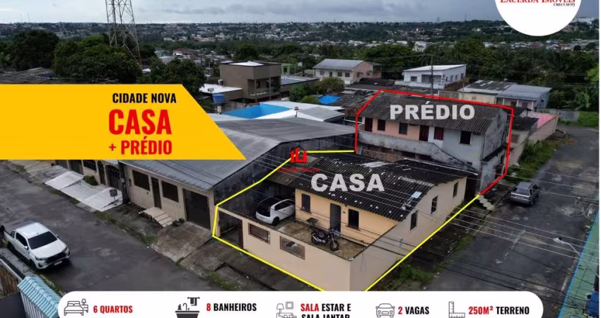 Casa para Venda em Manaus, Cidade Nova, 2 dormitórios, 1 suíte, 2 banheiros, 2 vagas