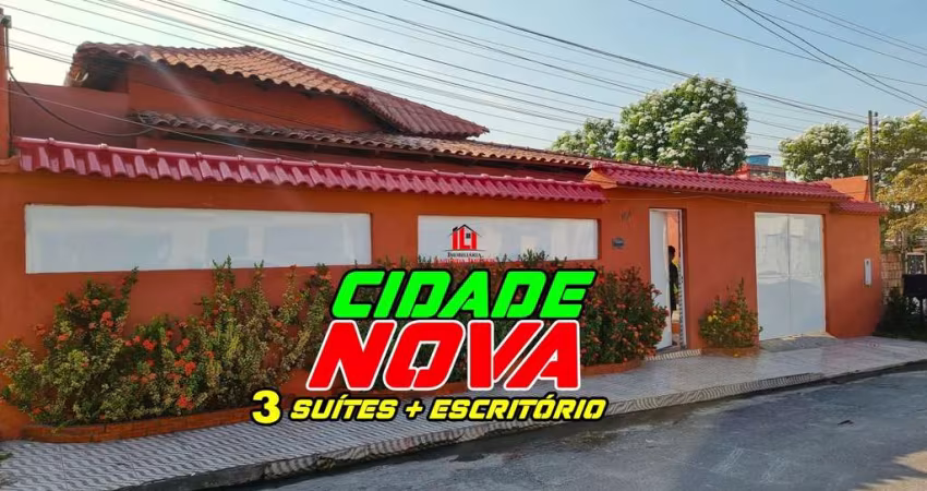 Casa para Venda em Manaus, Cidade Nova, 3 dormitórios, 3 suítes, 4 banheiros, 2 vagas