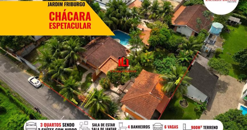 Sítio / Chácara para Venda em Manaus, Tarumã, 3 dormitórios, 2 suítes, 4 banheiros, 6 vagas