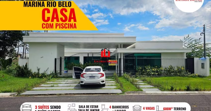 Casa em Condomínio para Venda em Manaus, Ponta Negra, 3 dormitórios, 3 suítes, 4 banheiros, 4 vagas