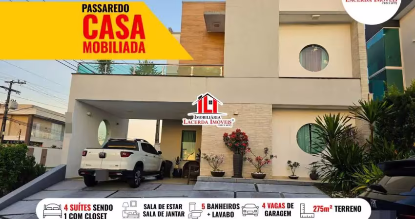 Casa em condomínio para venda em manaus, ponta negra, 4 dormitórios, 4 suítes, 5 banheiros, 4 vagas