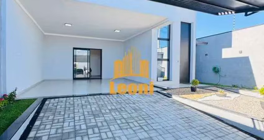 Excelente casa nova 3 quartos sendo 1 suíte + cozinha/ área gourmet + piscina
