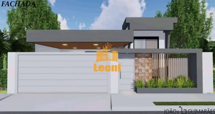 Casa alto padrão para terminar - 3 suítes no parque alvorada