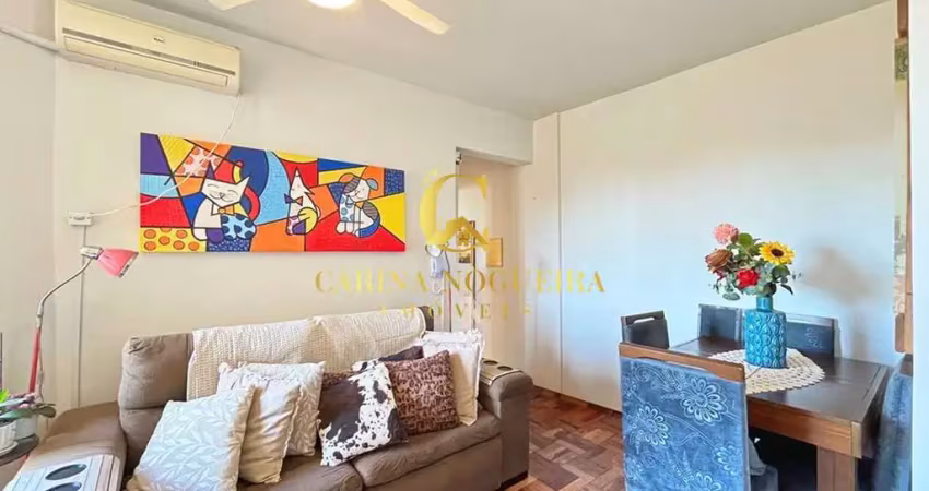 Apartamento 1 dormitório com elevador e vaga de garagem.