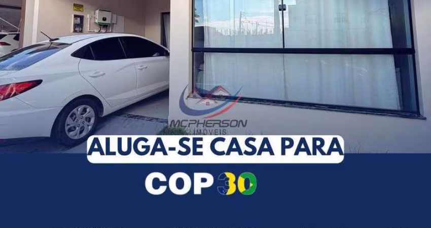 Casa de Luxo para alugar mobiliada para COP 30 com 3 quartos sendo 2 suítes e Piscina em Belém