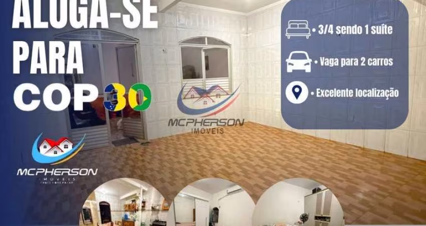 Casa Mobiliada para alugar na COP 30, com 3 quartos sendo 1 suíte em Belém