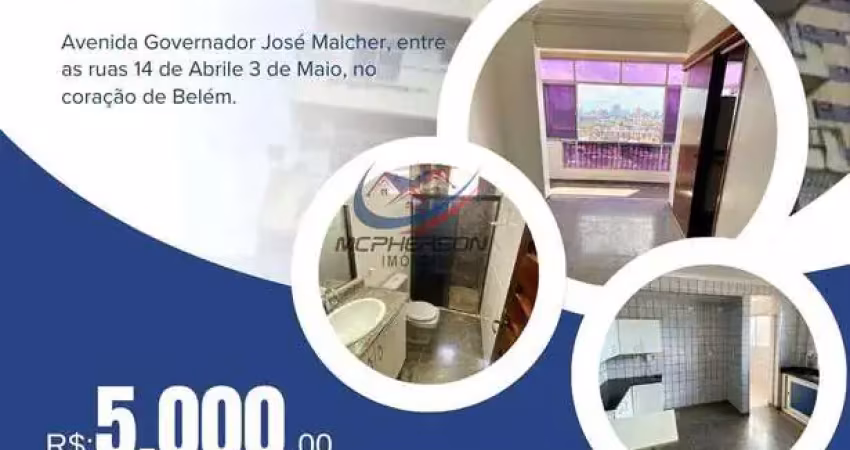 Apartamento para alugar em belém, nazaré, com 3 quartos