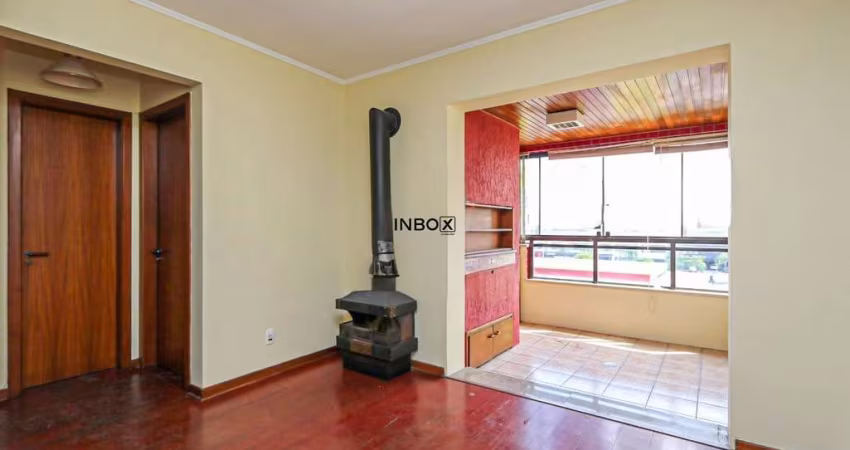 Apartamento 2 Dormitórios , Churrasqueira, Lareira com 60m² e 1 Vaga