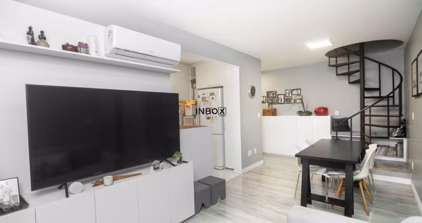 INBOX CIA IMOBILIÁRIA VENDE COBERTURA COM 02 QUARTOS MOBILIADA COM 126,40 M² PRIVATIVOS NO BAIRRO CRISTO REDENTOR NA CIDADE DE PORTO ALEGRE