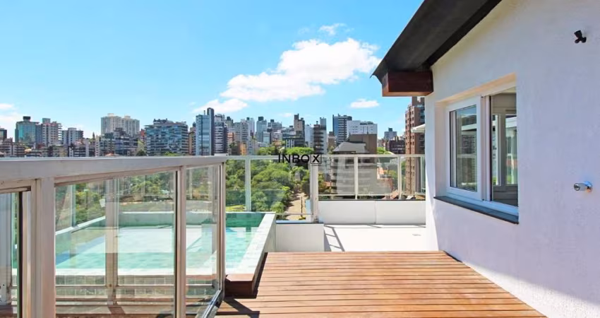 Cobertura com 311m² com com 4 dormitórios sendo 1 suíte na Bela Vista, Porto Alegre.