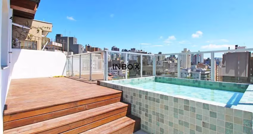 INBOX CIA IMOBILIARIA VENDE Magnífica cobertura TOTALMENTE REFORMADA, nunca habitada na Bela Vista em POA.