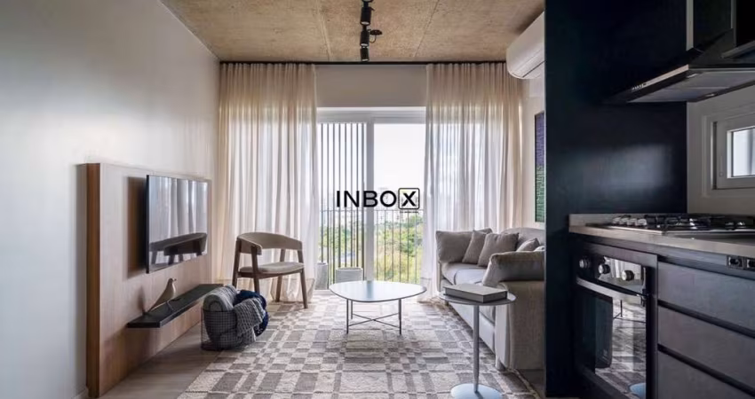 Excelente apartamento de 65 m², 100% mobiliado e decorado, 1 dormitório com suite no jardim Europa em Porto Alegre