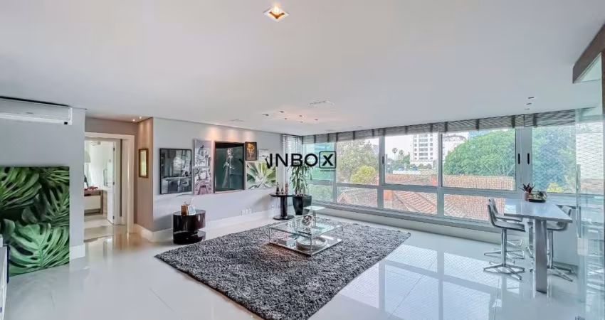 Apartamento com 122m2 privativos, 2 dormitórios (2 suítes), 2 vagas, mobiliado, Ed. Príncipe de Greenfield, Boa Vista, Porto Alegre - RS.