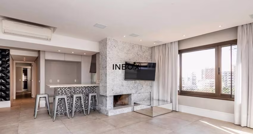 Apartamento no Bossa, com 118,5 m2, semi mobiliado e decorado, 2 suítes em andar alto e com 2 vagas individuais