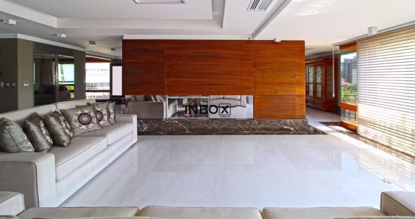 INBOX apresetna para venda apartamento com 510m² privativos, 4 dormitórios, 3 vagas, no Moinhos de Vento, Porto Alegre - RS.