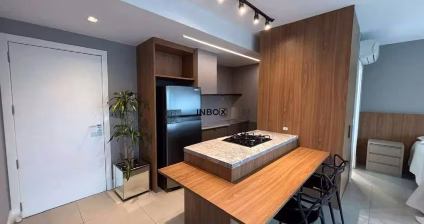 INBOX CIA IMOBILIÁRIA ALUGA apartamento mobiliado no Trend City Residence, no bairro Praia de Belas, em Porto Alegre/RS..