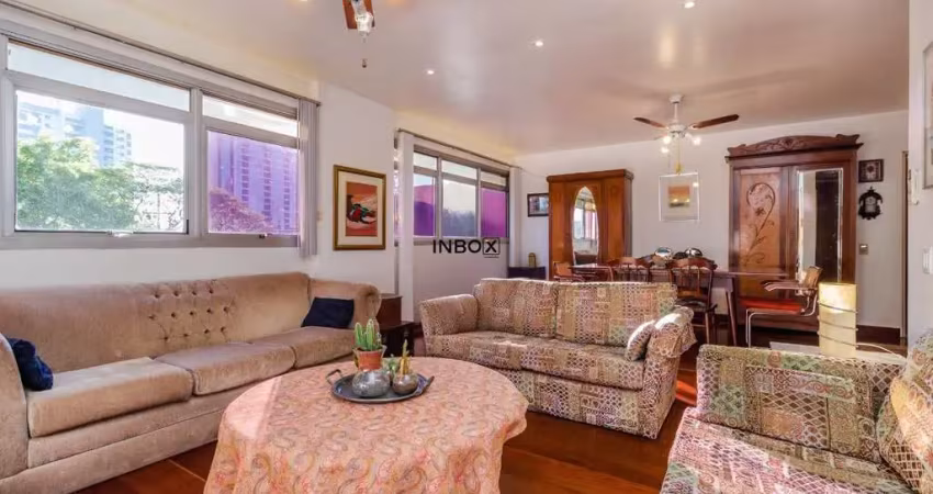 Apartamento semimobiliado, 138m², 3 dormitórios com vaga