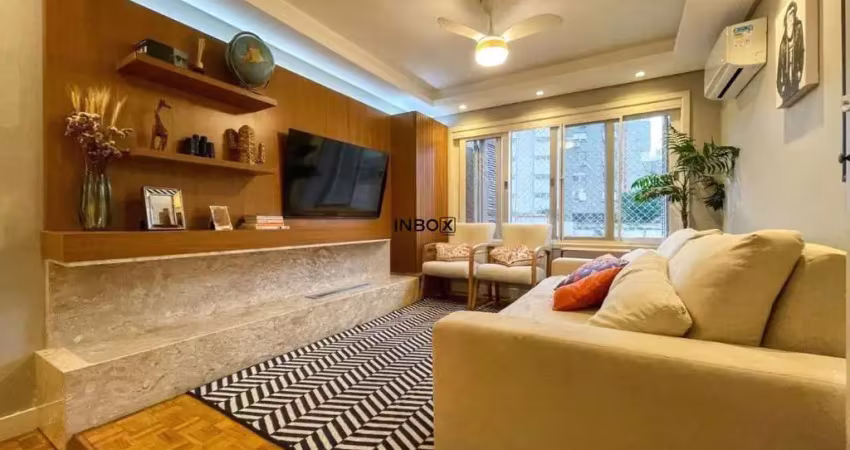 Apartamento reformado com 3 dormitórios, suíte e 1 vaga - 104 m²