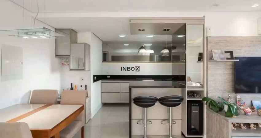 Apartamento moderno com churrasqueira , 2 dormitórios, suíte, garagem e infraestrutura completa