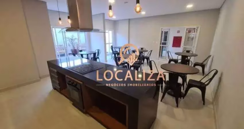 Apartamento à venda em Jacareí-SP, Loteamento Villa Branca: 2 quartos, 1 suíte, 1 sala, 2 banheiros, 1 vaga de garagem, 58m².